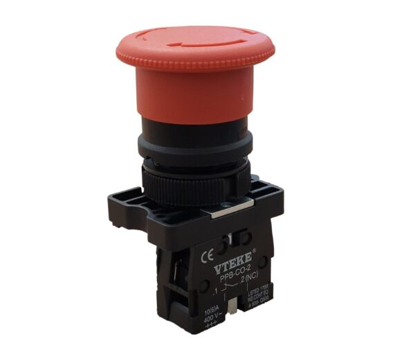 Emergency push button 22mm – PPB Series (PPB-EM-02)